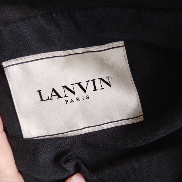 Lanvin Shearlings Black Teddy Jacket Cozy Mid-Length Design 40 - Picture 11 of 12